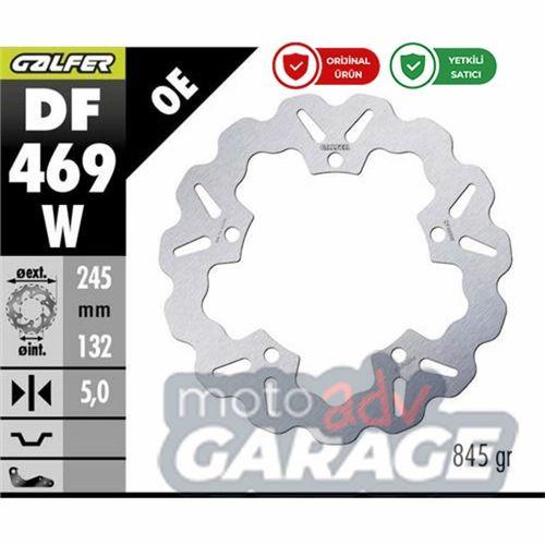 Galfer Yamaha Tenere 700 için Arka Fren Diski  DF469W