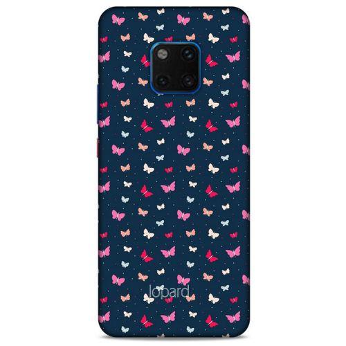 Huawei Mate 20 Pro Kılıf Kelebek Etkisi (42) Rugged Armor Kılıf Mor Pembe