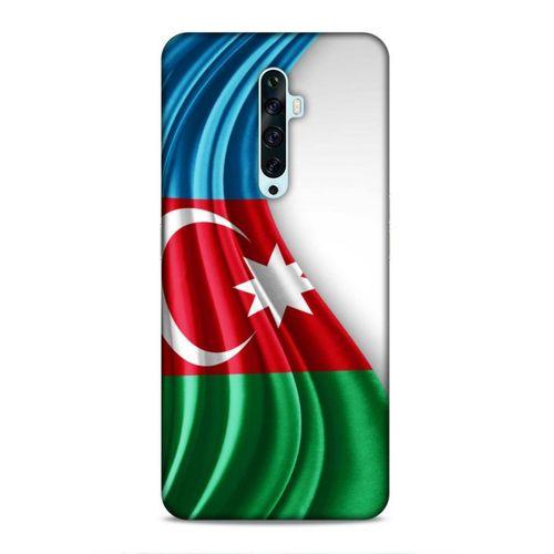 Oppo Reno 2z Uyumlu Kılıf Azarbaijan (21) Koruyucu Kapak Bayrak