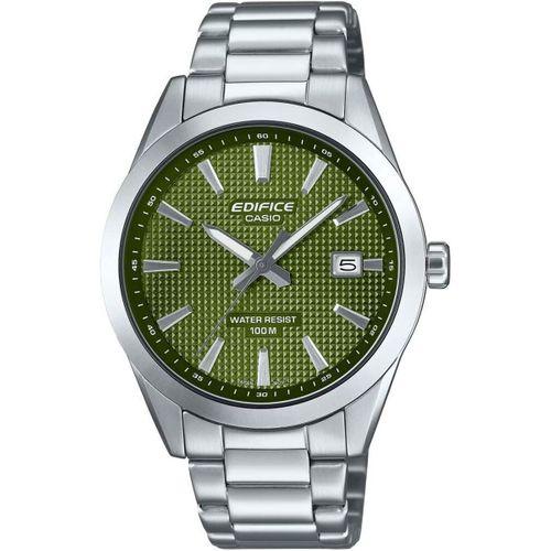 Casio EFV-160D-3AVDF Edifice Quartz Çelik Gri Yeşil Kadran 10 ATM 40 mm Erkek Kol Saati