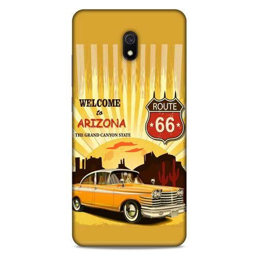 Retro (14) Desen Lansman Kılıf Renkli Xiaomi Redmi 8A Kılıf