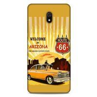 Retro (14) Desen Lansman Kılıf Renkli Xiaomi Redmi 8A Kılıf