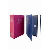 Kitap Görünümlü Gizli Kasa Büyük Boy Anahtarlı Kilitli Para Kasası