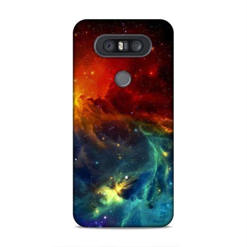 LG Q60 Kılıf Uzayda Girdabı Arka Kapak Silikon Koruma Full Koruyucu