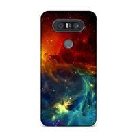 LG Q60 Kılıf Uzayda Girdabı Arka Kapak Silikon Koruma Full Koruyucu