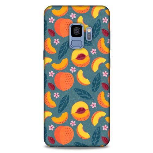Frutix Şeftali 01 Samsung Galaxy S9 Kılıf Desenli Silikon