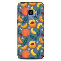 Frutix Şeftali 01 Samsung Galaxy S9 Kılıf Desenli Silikon