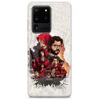 Samsung Galaxy S20 Ultra Kılıf La Casa De Papel Arka Kapak Koruma Desenli Full Koruyucu