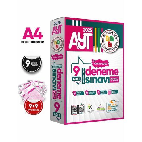 2026 YKS TYT-AYT Türkiye Geneli Kurumsal 18li (9+9) Paket Deneme Sınavı Dijital Cevaplı
