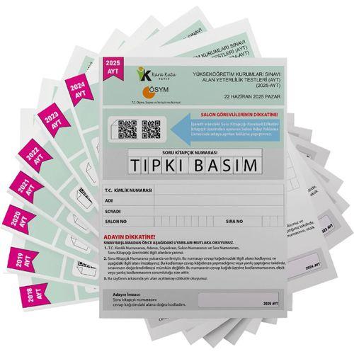 2026 AYT (SAY-SÖZ-TM) ÖSYM Çıkmış Soru Tıpkı Basım 9lu Deneme Paketi T G  Video ve Dijital Çözümlü