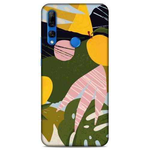 Lopard Huawei Y9 Prime 2019 Uyumlu Kılıf Soyut Sanat (33) Baskılı Hybrid Kılıf