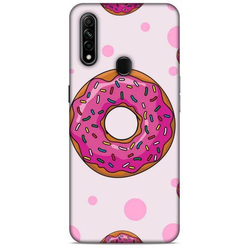 Oppo A31 Uyumlu Kılıf Pembe Delisi (25) Antişok Kapak Donut