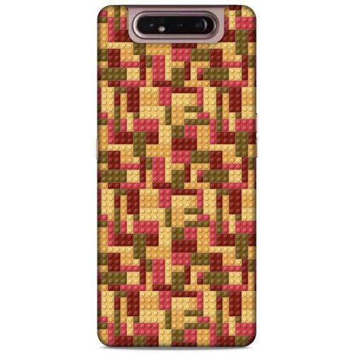 Lopard Samsung Galaxy A80 Uyumlu Kılıf BloX (47) Crystal Flex Kılıf Kırmızı
