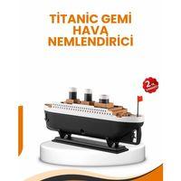 7 Renk Ortam Işıklı Dekoratif Gemi Tasarım Hava Nemlendirici Difüzör