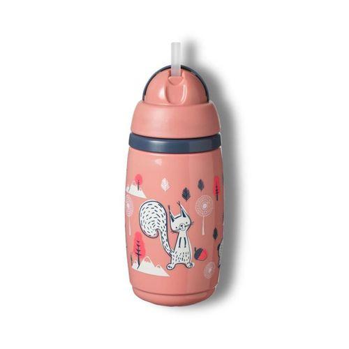 tommee tippee Isı Yalıtımlı Pipetli Bardak 260 Ml - Pembe