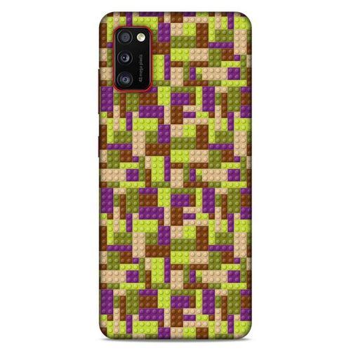 Lopard Samsung Galaxy A41 Uyumlu Kılıf BloX (50) Shockproof Kılıf Kahve Yeşil