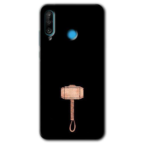 Huawei P30 Lite Kılıf HD Desen Baskılı Arka Kapak - Thor Çekiç