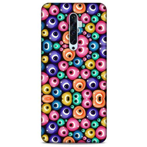 Nazarium (9) Desenli Silikon Kapak Oppo Reno 2z Kılıf