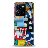 Xiaomi Redmi Note 12 5G Kılıf HD Baskılı Kılıf - Grafiti + Tam Ekran Koruyucu