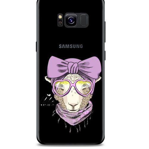 Zoologix (53) Samsung Galaxy S7 Edge Şeffaf Kılıf Silikon Desenli