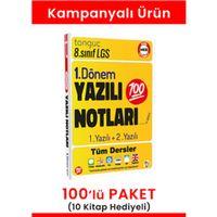8.Sınıf Yazılı Notları 100'lü Paket (10 Kitap Hediyeli)