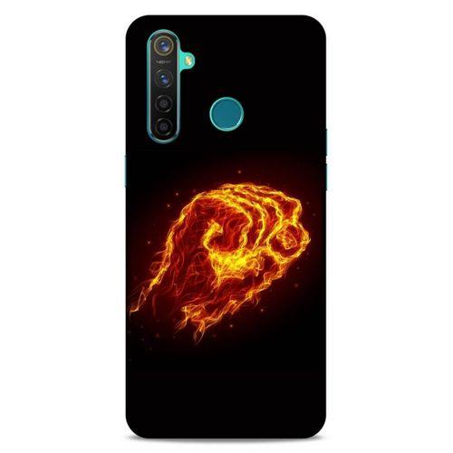 Lopard Oppo Realme 5 Pro Uyumlu Kılıf FireX (33) Hybrid Kılıf Yumruk