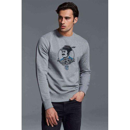 Gardrop Fuat Baskılı Gri Erkek Sweatshirt