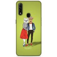 Oppo A31 Kılıf FunnyMaX (14) Lansman Kılıf Fıstık Yeşili