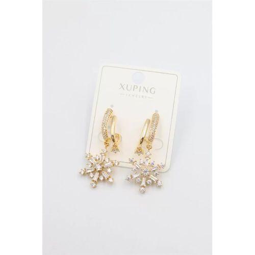 Kar Tanesi Küpe - Altın