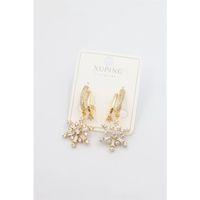 Kar Tanesi Küpe - Altın