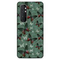 Xiaomi Mi Note 10 Lite Kılıf Kelebek Etkisi (32) Soft Silikon Kılıf Turunu Sarı