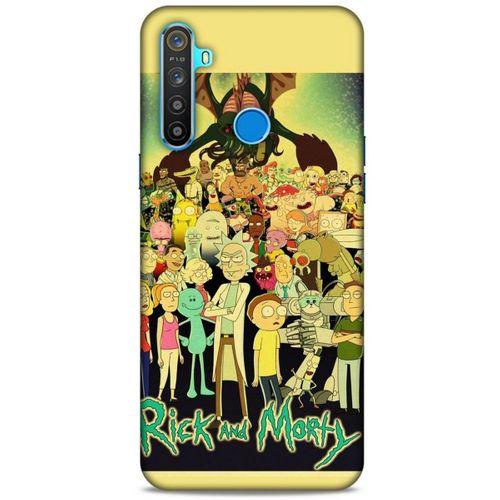 Realme 5i Uyumlu Kılıf Rick And Morty (38) Neo Hybrid Kılıf Rick Sanchez