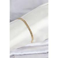 CM 14K Gold Renk Zincir Model Kadın Bileklik