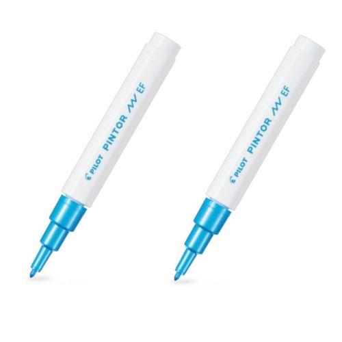 PILOT PİNTOR (EF) METALİK MAVİ ( İki Adet )