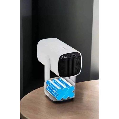 Akıllı Projeksiyon Powerbankli Taşınabilir Sinema Projektörü 4k Hd Kaliteli