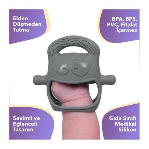 Mochi Mochi Diş Kaşıyıcı Gri