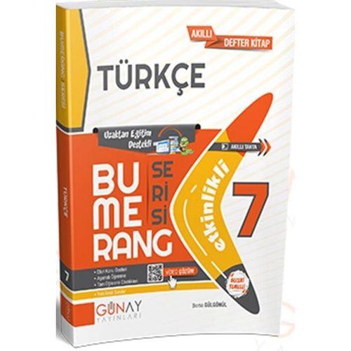 7. Sınıf Türkçe Etkinlikli Bumerang Serisi Günay Yayınları