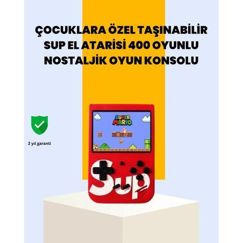400 Oyunlu Taşınabilir Retro El Konsolu