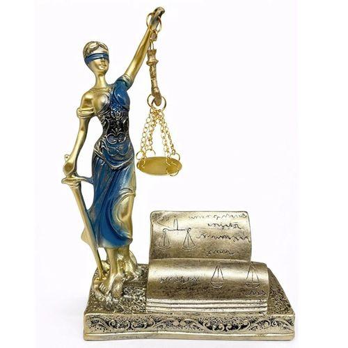 Polyester Kartvizitli Adalet Figürü Alk4426