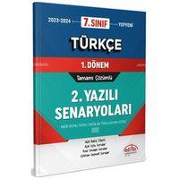 7. Sınıf Türkçe 1. Dönem Ortak Sınav 2. Yazılı Senaryoları Tamamı Çözümlü Editör Yayınları