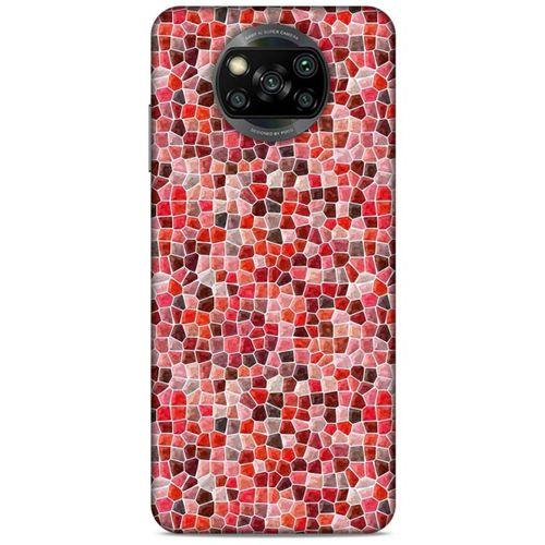 Mermer Desenli (44) Tema Tough Armor Kılıf Kardinal Xiaomi Redmi Poco X3 Kılıf