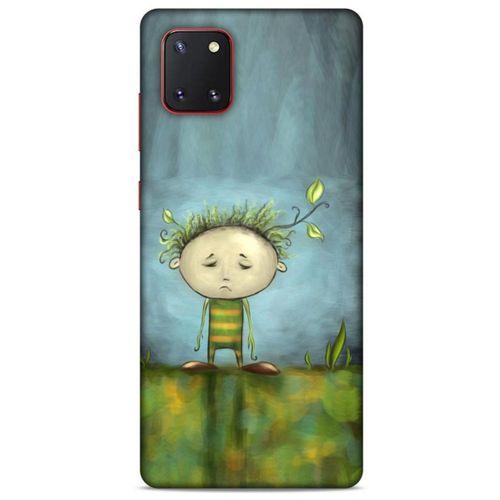 Samsung Galaxy Note 10 Lite Kılıf Depresyon (23) Ultra Koruma Kılıfı Siyah Gri