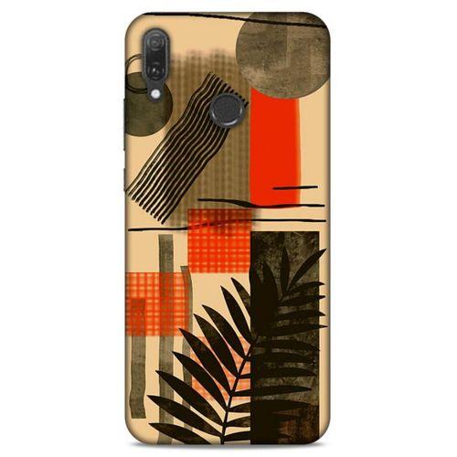 Lopard Huawei Y9 2019 Uyumlu Kılıf Soyut Sanat (44) Desenli Tough Armor Kılıf