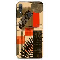 Lopard Huawei Y9 2019 Uyumlu Kılıf Soyut Sanat (44) Desenli Tough Armor Kılıf