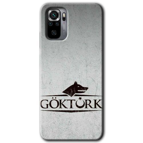 Potkal Hediye Fabrikası Xiaomi Redmi Note 10 Kılıf HD Desen Baskılı Arka Kapak - Göktürk