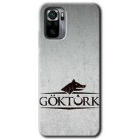 Potkal Hediye Fabrikası Xiaomi Redmi Note 10 Kılıf HD Desen Baskılı Arka Kapak - Göktürk