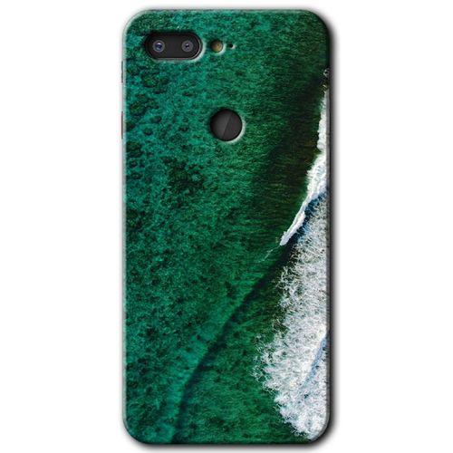 Potkal Hediye Fabrikası General Mobile GM 9 Pro HD Baskılı Kılıf + 9D Tam Ekran Koruyucu - Yeşil Okyanus