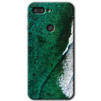 Potkal Hediye Fabrikası General Mobile GM 9 Pro HD Baskılı Kılıf + 9D Tam Ekran Koruyucu - Yeşil Okyanus