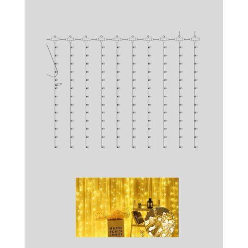 8 Fonksiyonlu Uzaktan Kumandalı Günışığı Perde Peri Led Dekoratif Işık