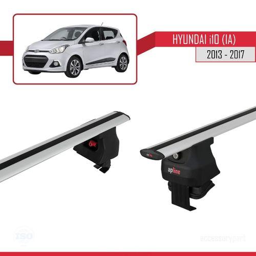 Hyundai i10 (IA) 2013-2017 Arası ile uyumlu ACE-4 Ara Atkı Tavan Barı GRİ